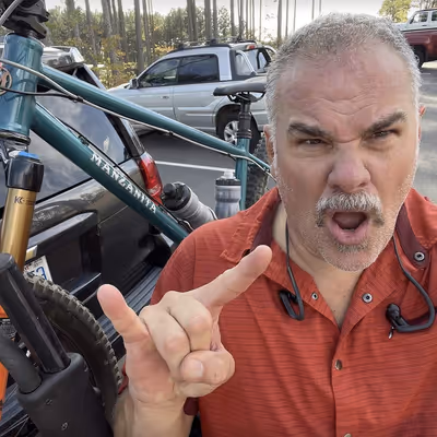 Kevin B. shows off his new Manzanita hardtail.