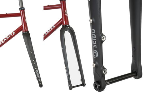 Seido MGV carbon fork is a perfect match for the Whippet