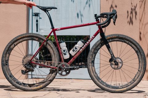 Side profile of the Whippet gravel bike